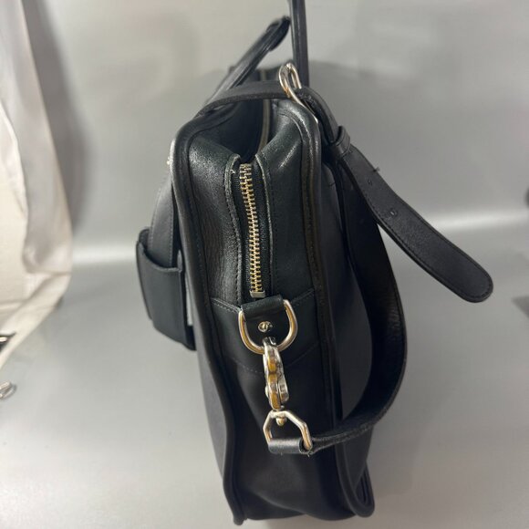 Vintage Coach # 5296 Black Leather Briefcase/Laptop Bag - Picture 3 of 14